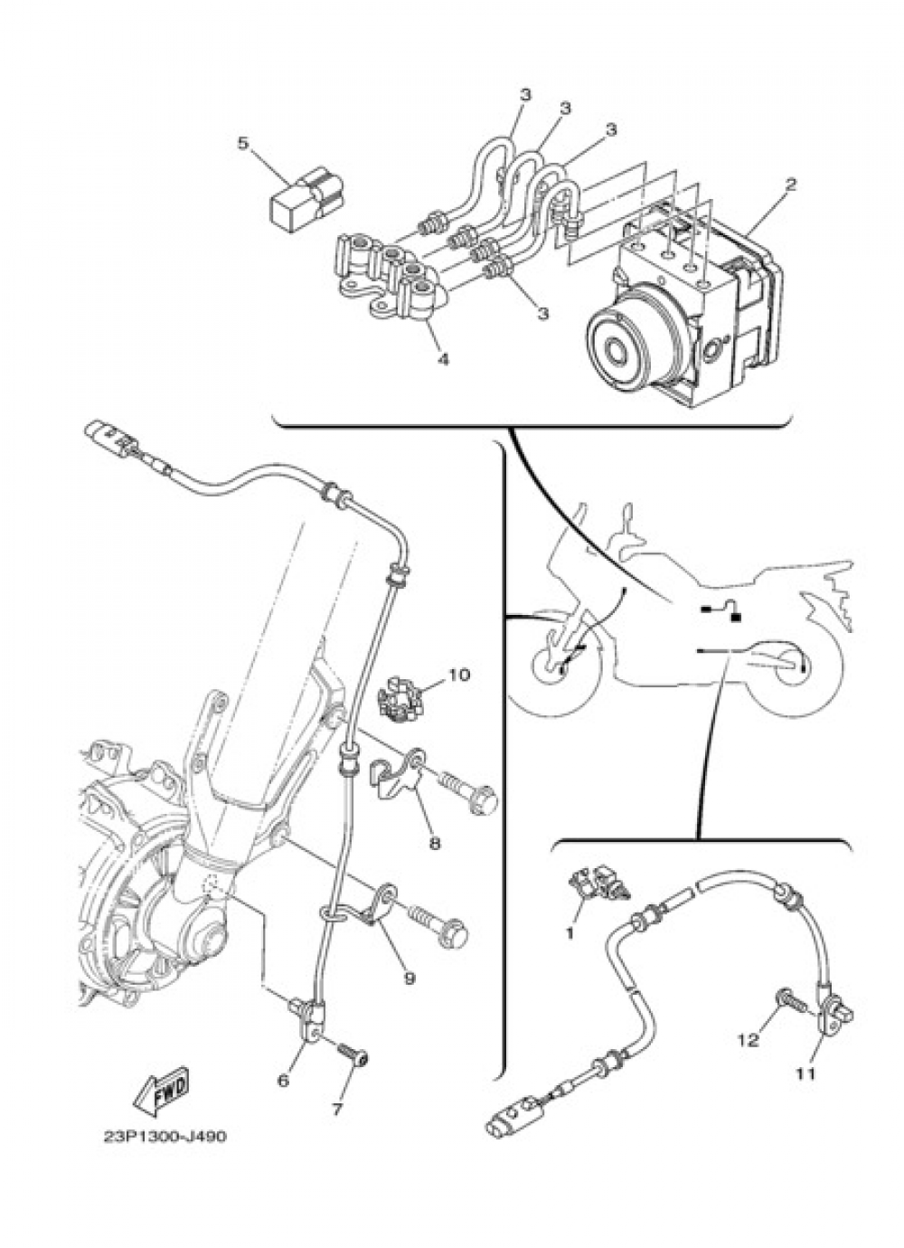 ELECTRIC EQUIPMENT 3 Yamaha XT1200Z SuperTenere 2010