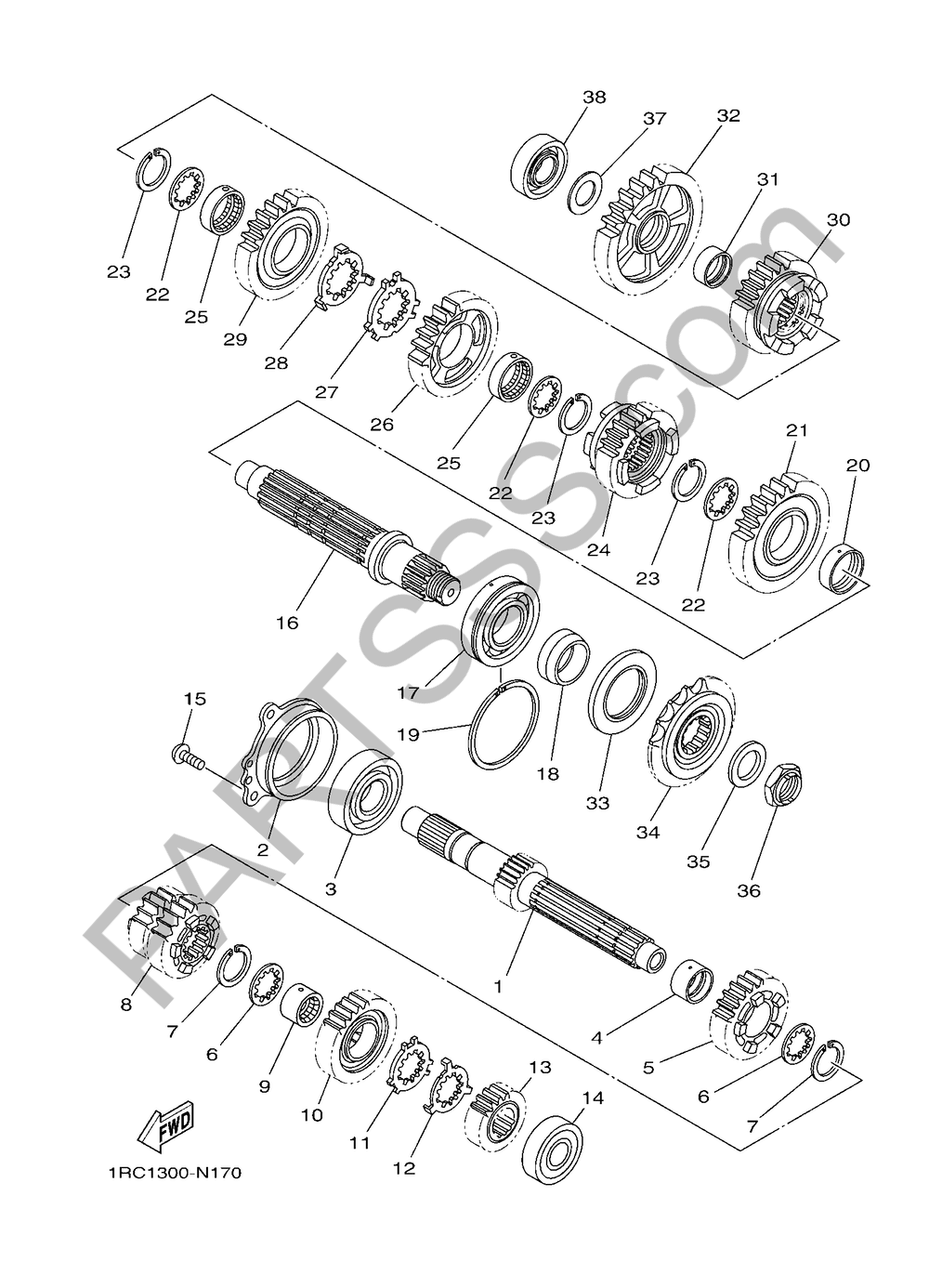 TRANSMISION Yamaha MT-09 ABS 2017