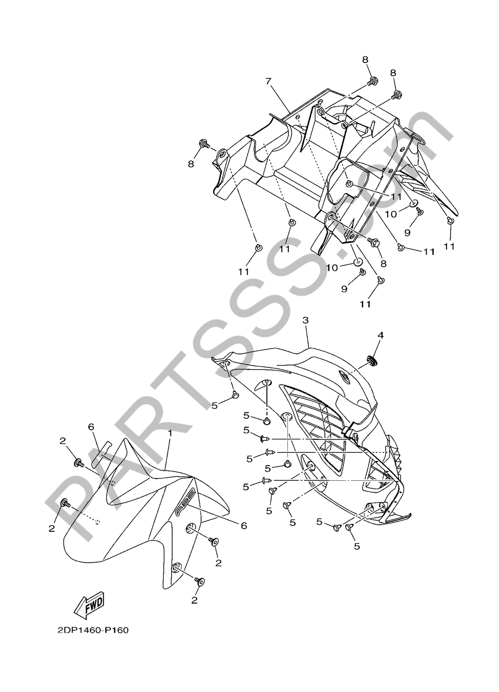 GUARDABARRO Yamaha Neo's 4T 2018