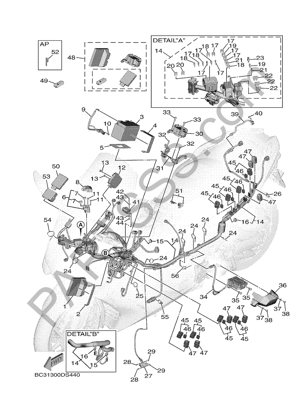 ELECTRICAL 1 Yamaha TDM 900 ABS 2018