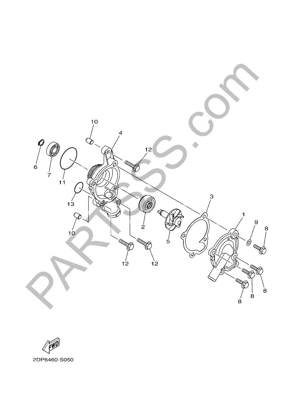 BOMBA DE AGUA Yamaha Tricity 2018