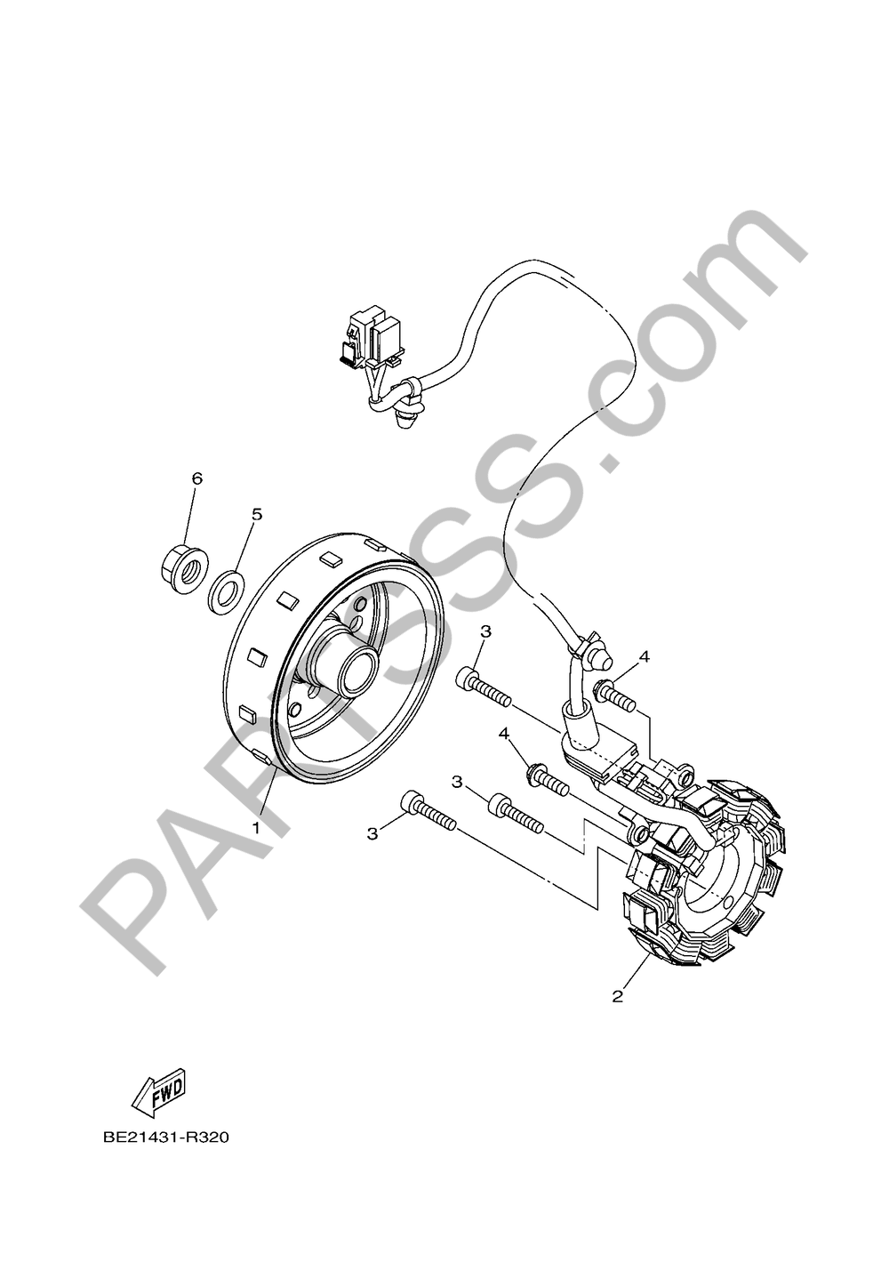 GENERADOR Yamaha Tricity 2018
