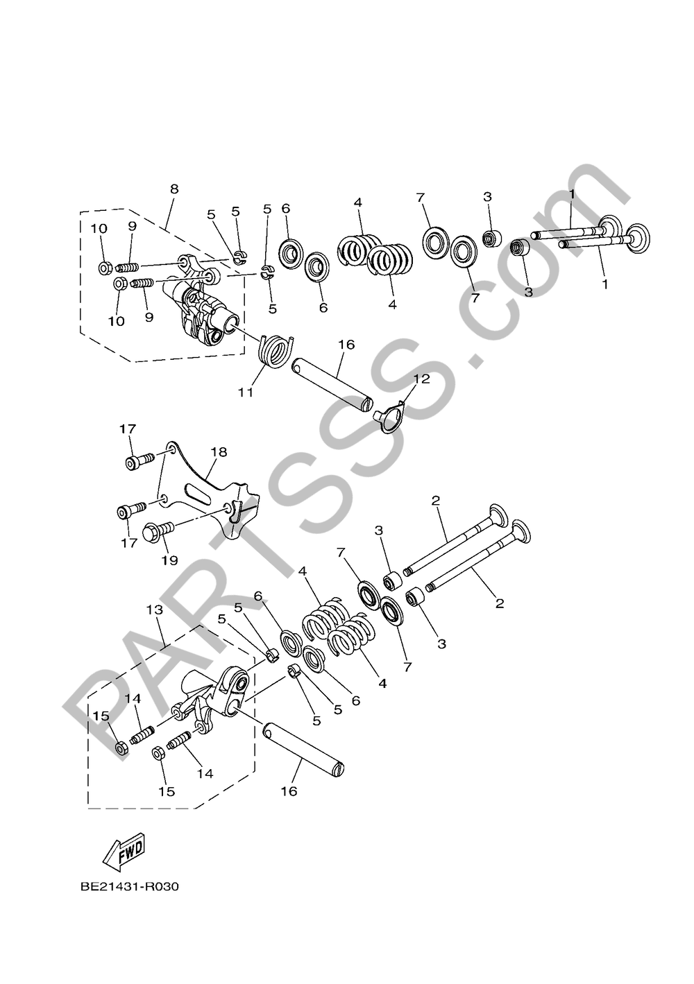 VALVE Yamaha Tricity 2018