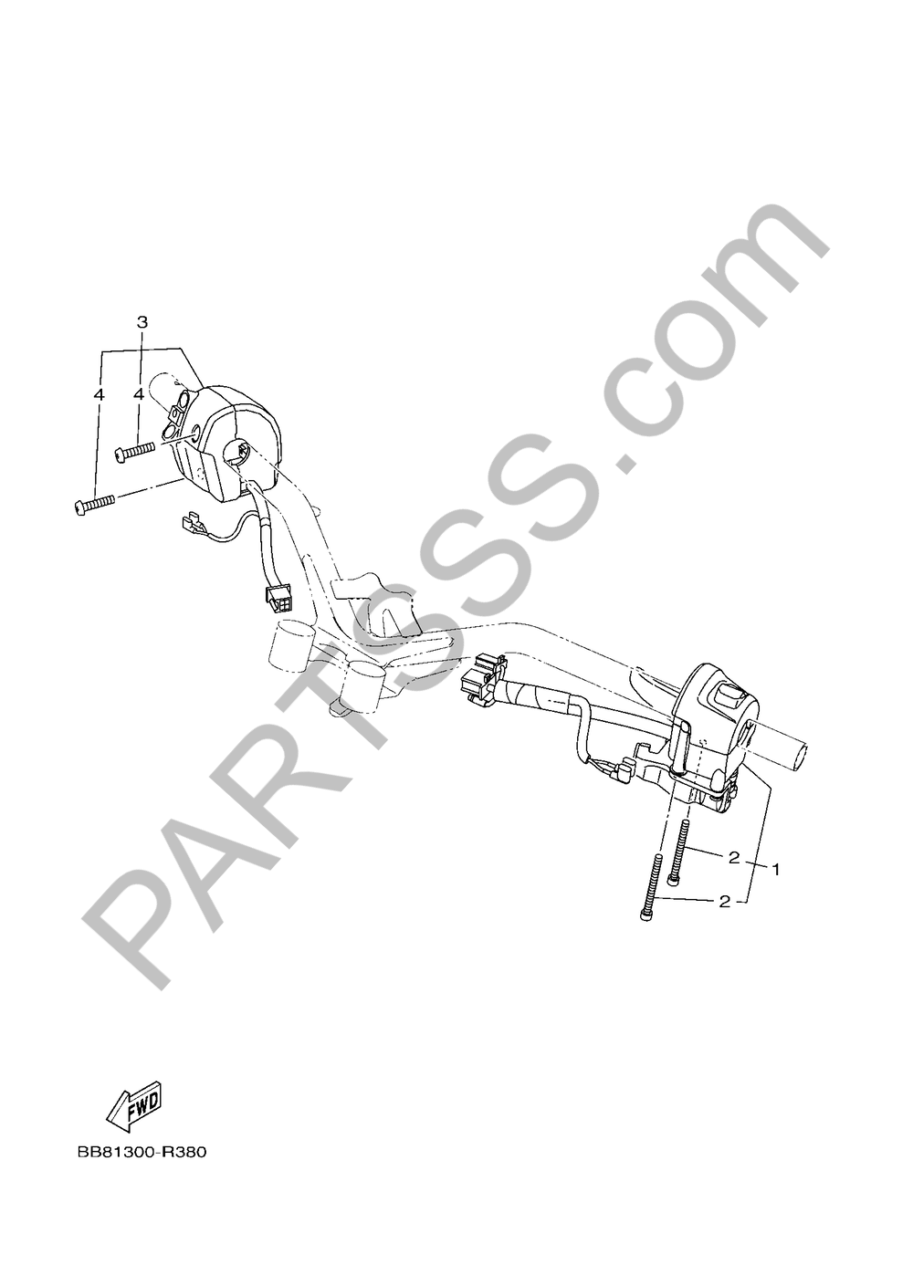 HANDLE SWITCH & LEVER Yamaha Tricity 2018