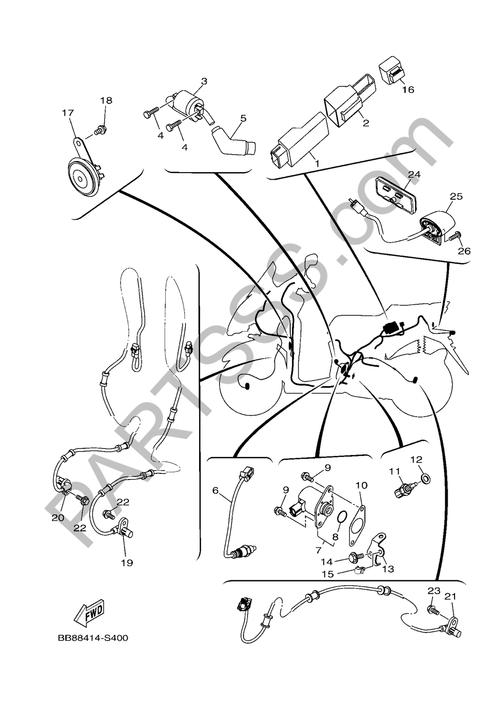 ELECTRICAL 2 Yamaha Tricity 2018