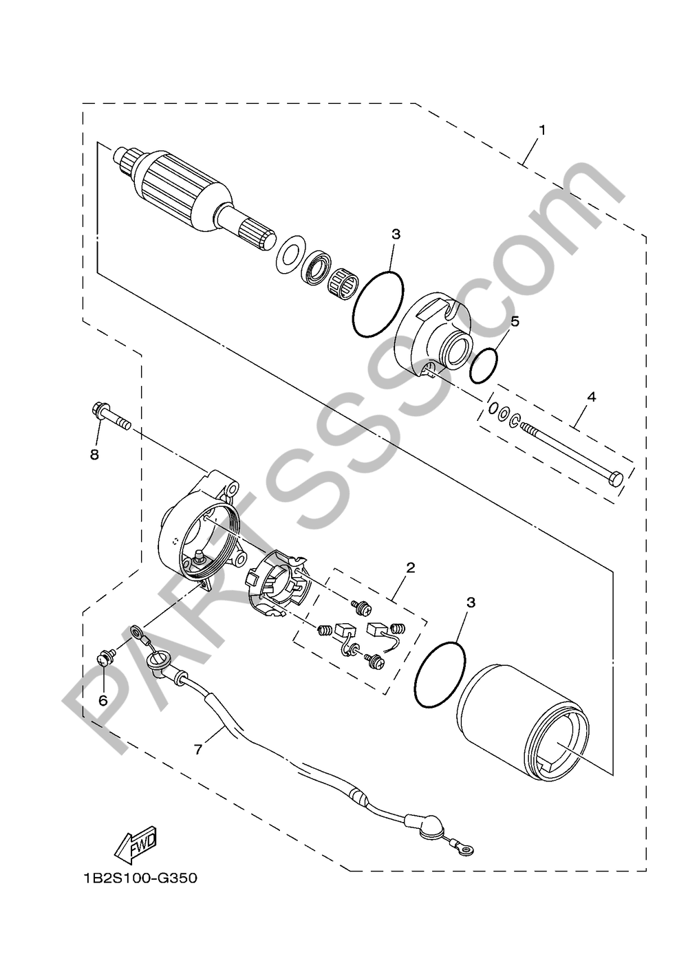 STARTING MOTOR Yamaha TT-R125 2017