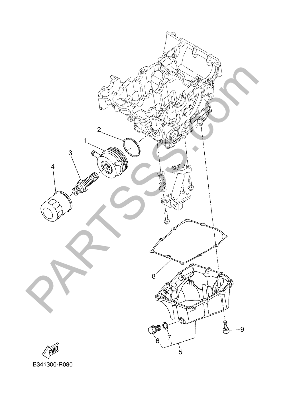 FILTRO ACEITE Yamaha XSR 900 ABARTH 2016