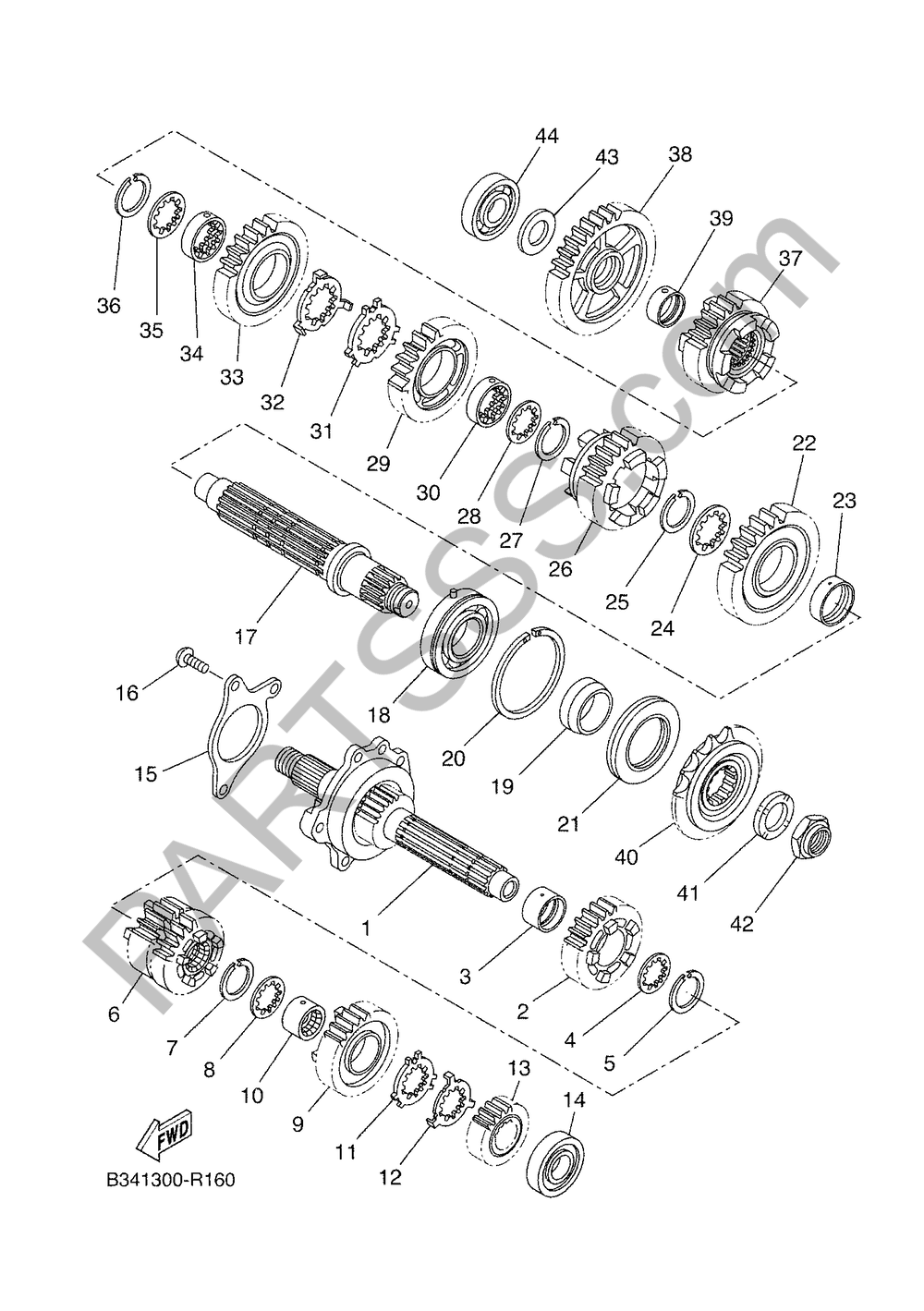 TRANSMISION Yamaha XSR 900 ABARTH 2016