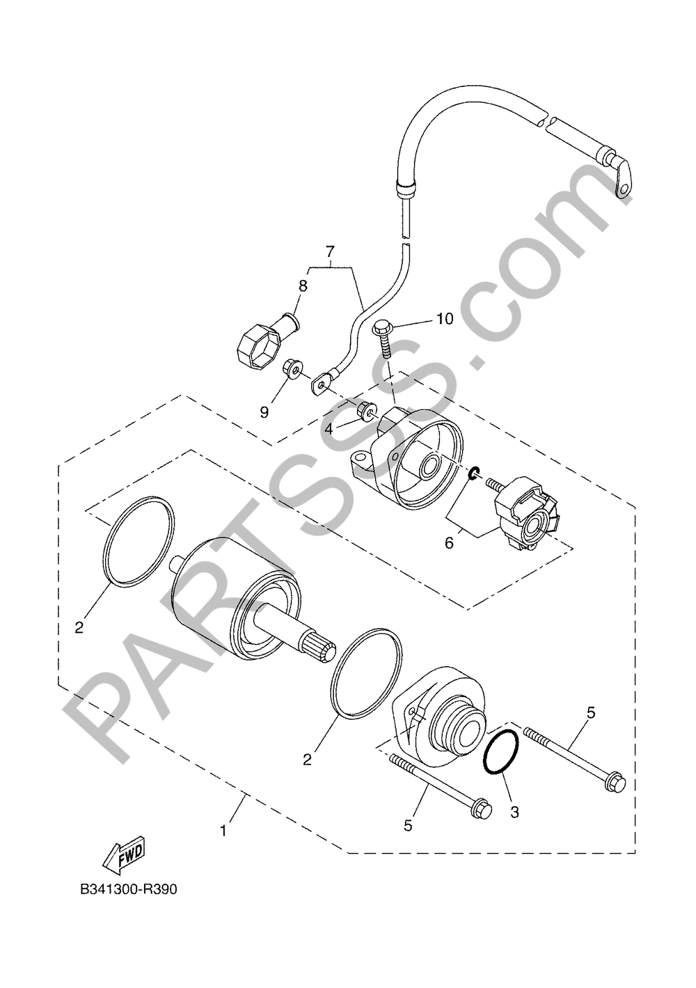MOTOR DE ARRANQUE Yamaha XSR 900 ABARTH 2016