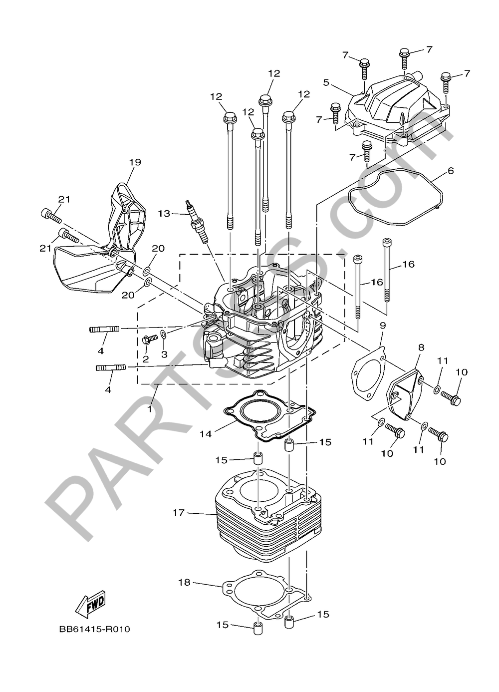 CILINDRO Yamaha YBR250 2017
