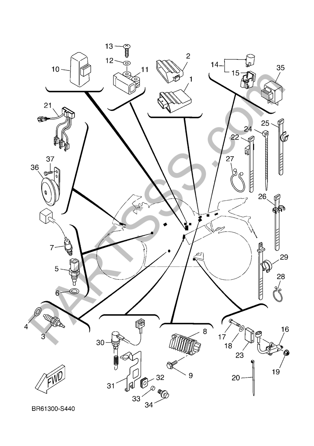 EQUIPO ELECTRICO 2 Yamaha YZF-R125 2018