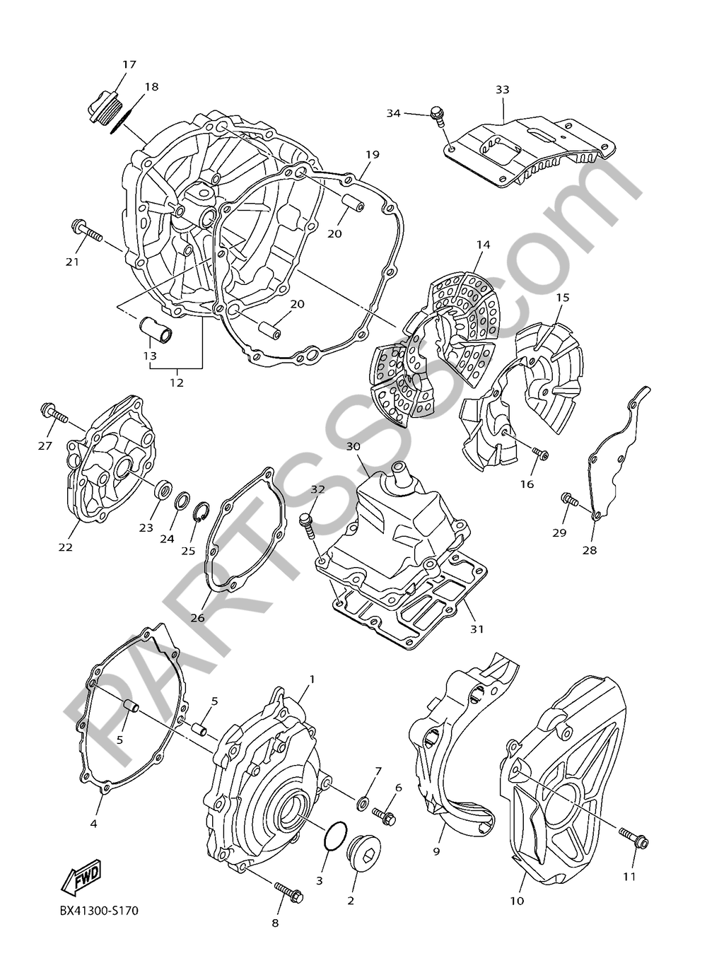 CUBIERTA DE CARTER 1 Yamaha YZF-R1 2018