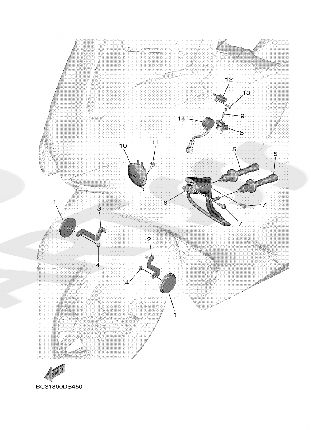 ELECTRICAL 2 Yamaha T-MAX 530 DX ABS 2019