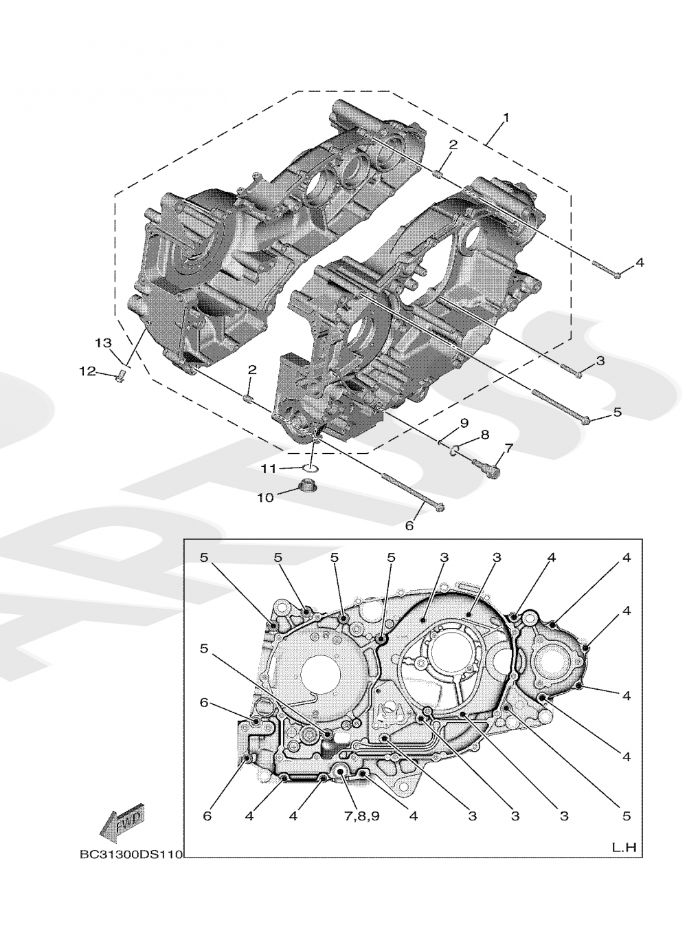 CARTER MOTEUR Yamaha T-MAX 530 DX ABS 2020