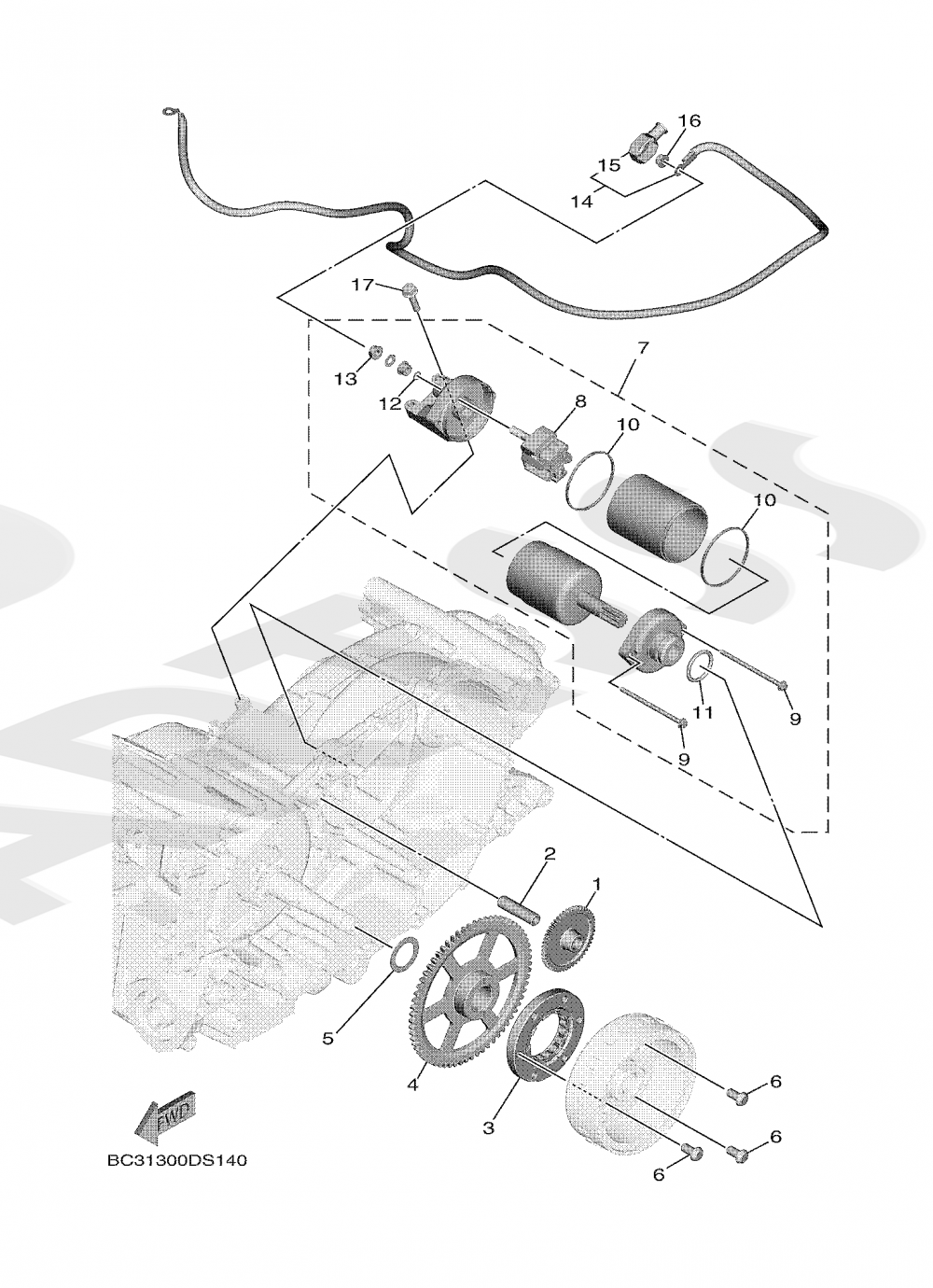 STARTER Yamaha T-MAX 530 SX ABS 2019