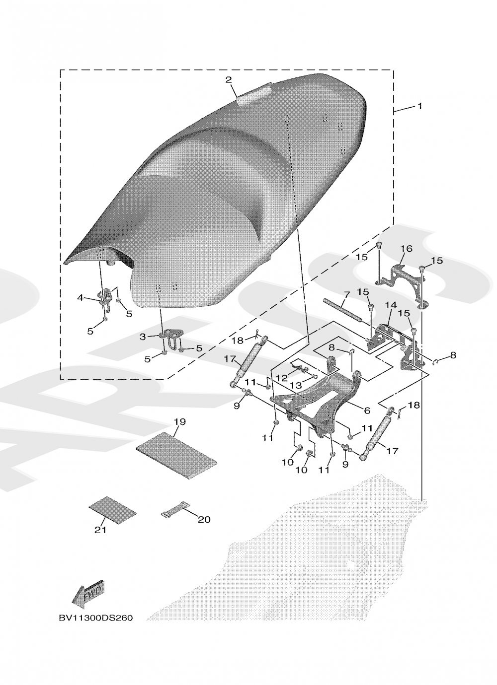 SEAT Yamaha T-MAX 530 SX ABS 2018