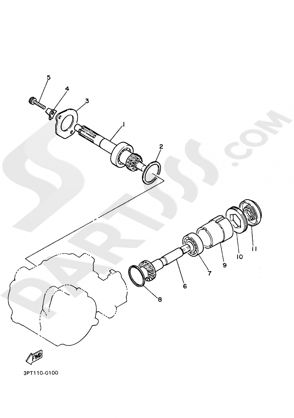 TRANSMISSION Yamaha PW50 2020