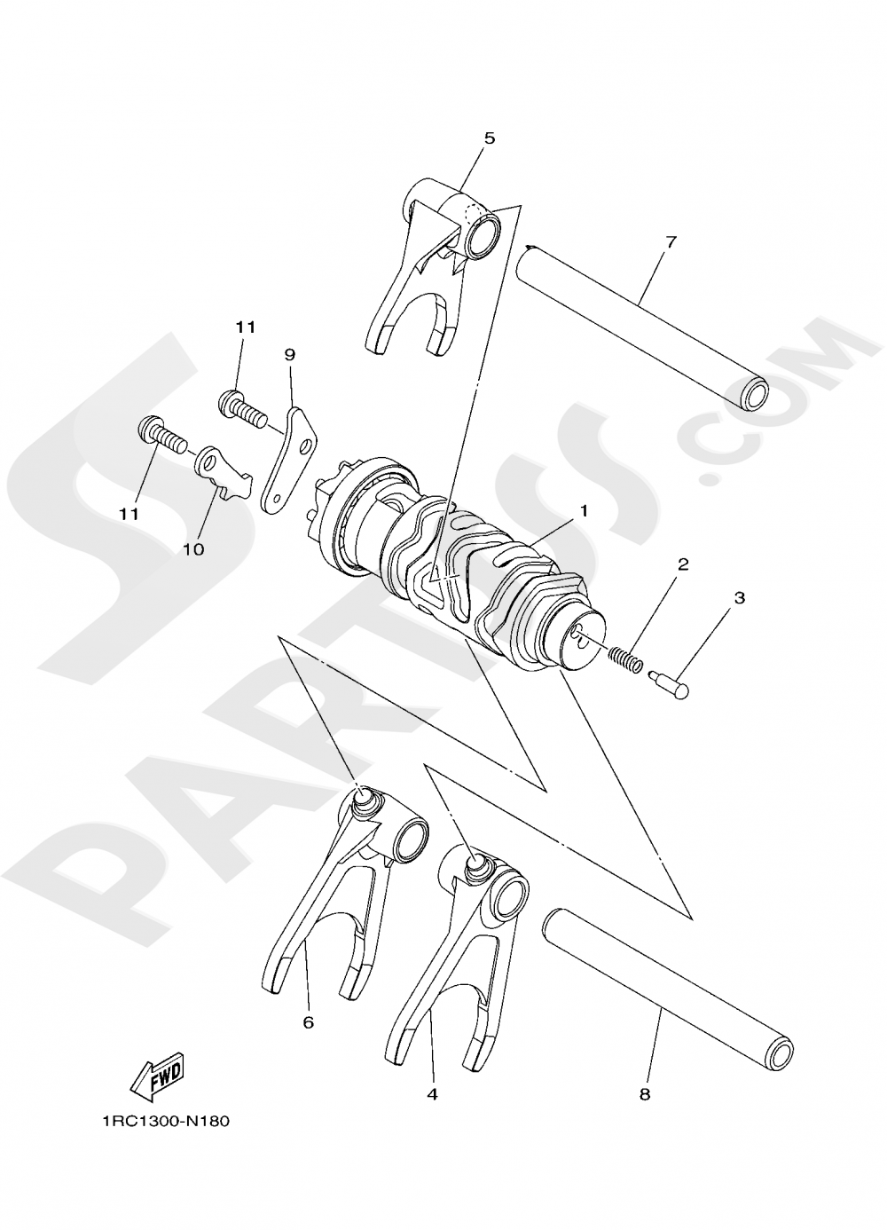 SHIFT CAM & FORK Yamaha TRACER 900 GT 2019