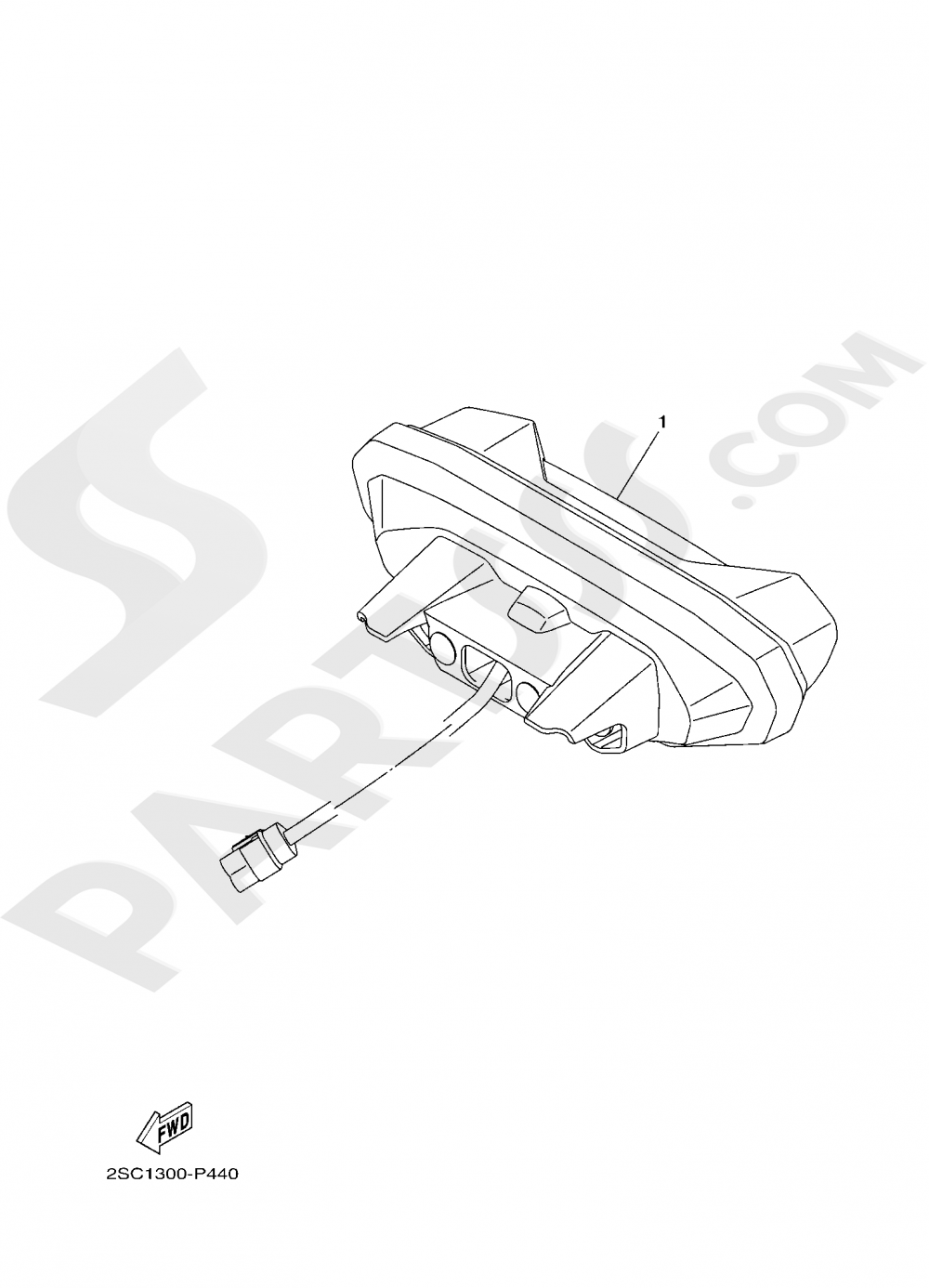 TAILLIGHT Yamaha TRACER 900 GT 2018