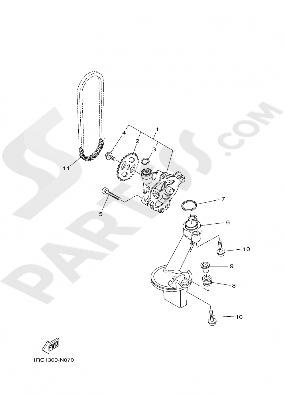 OIL PUMP Yamaha TRACER 900 2019