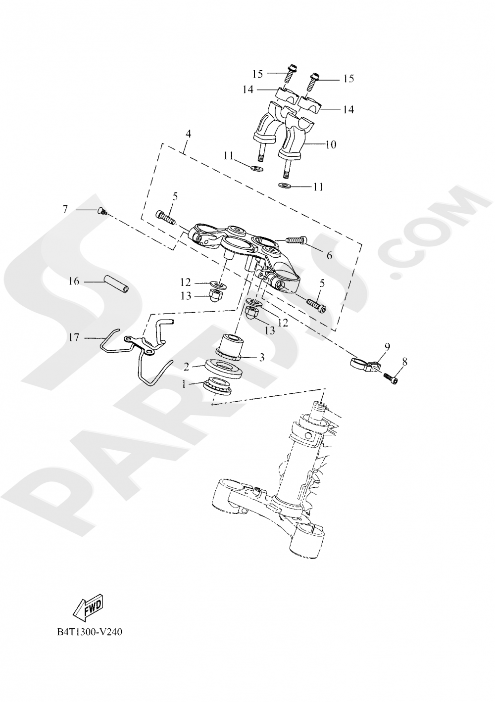 STEERING Yamaha TRACER 700 2020