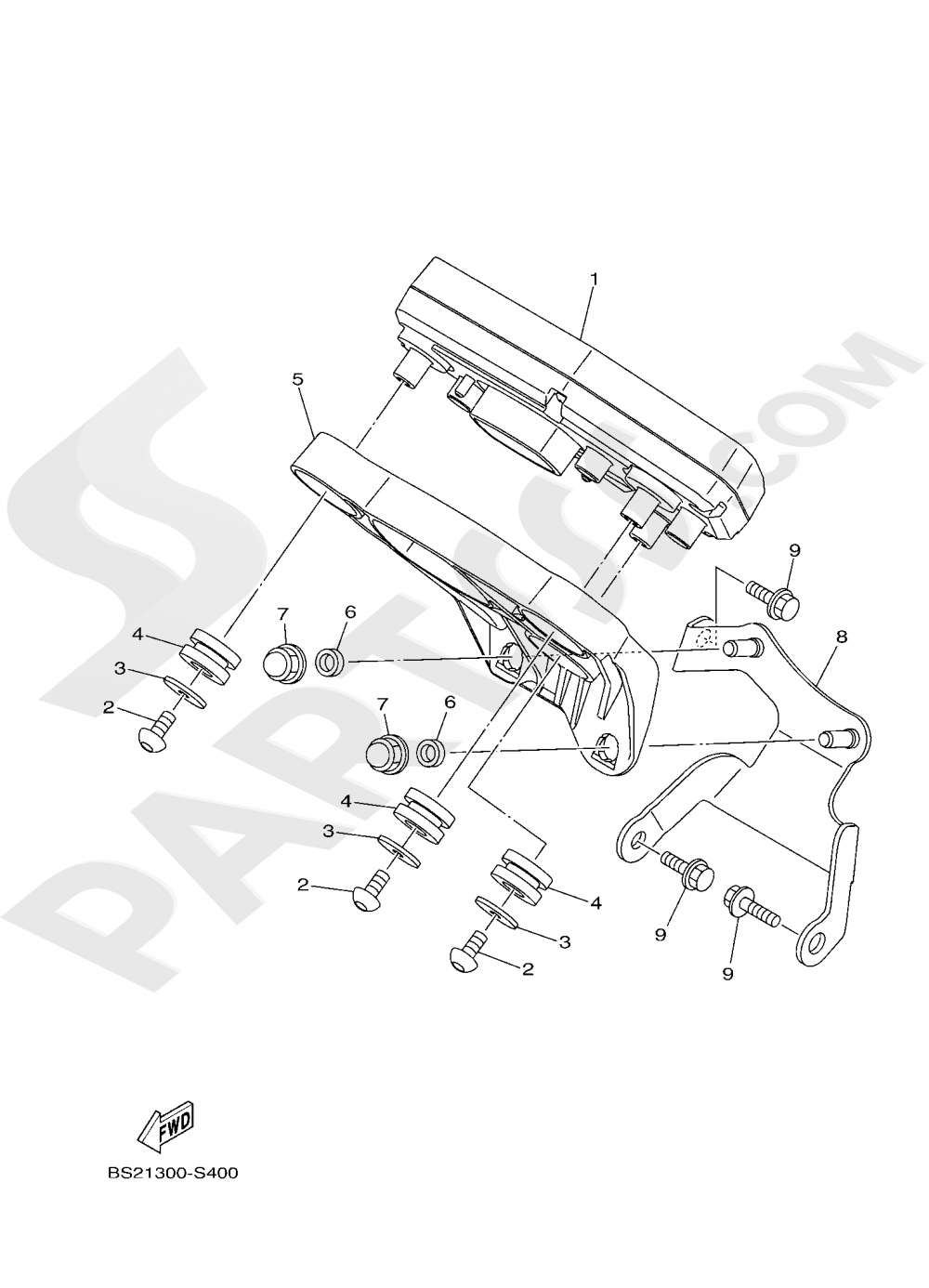 METER Yamaha MT-09 ABS 2019