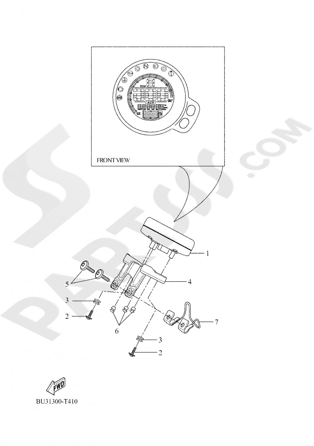 METER Yamaha XSR 700 2020