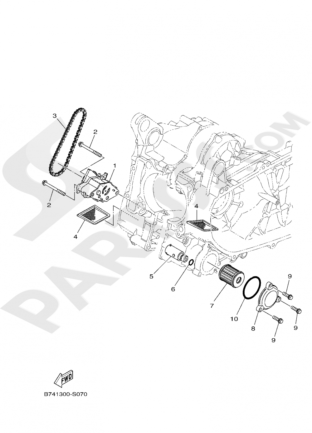 BOMBA DE ACEITE Yamaha X-MAX 300 2020