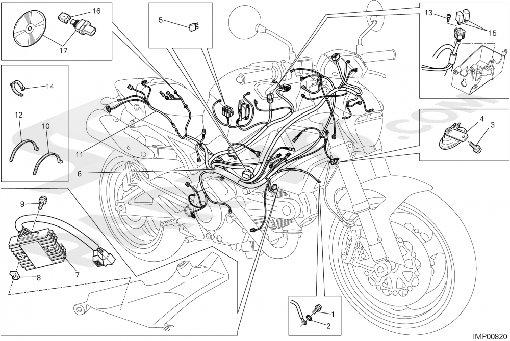DUCATI MONSTER S4 '01 整備書 マニュアル 配線図 89 5904_1000.png