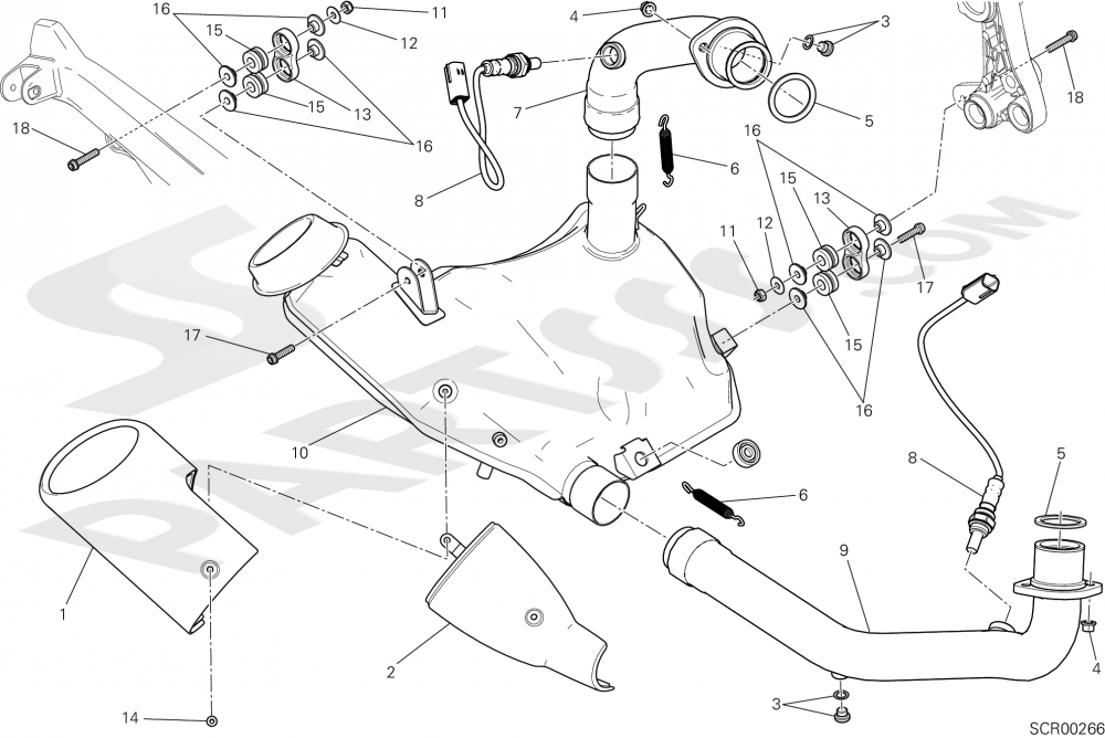 EXHAUST SYSTEM Ducati Scrambler Sixty2 2020