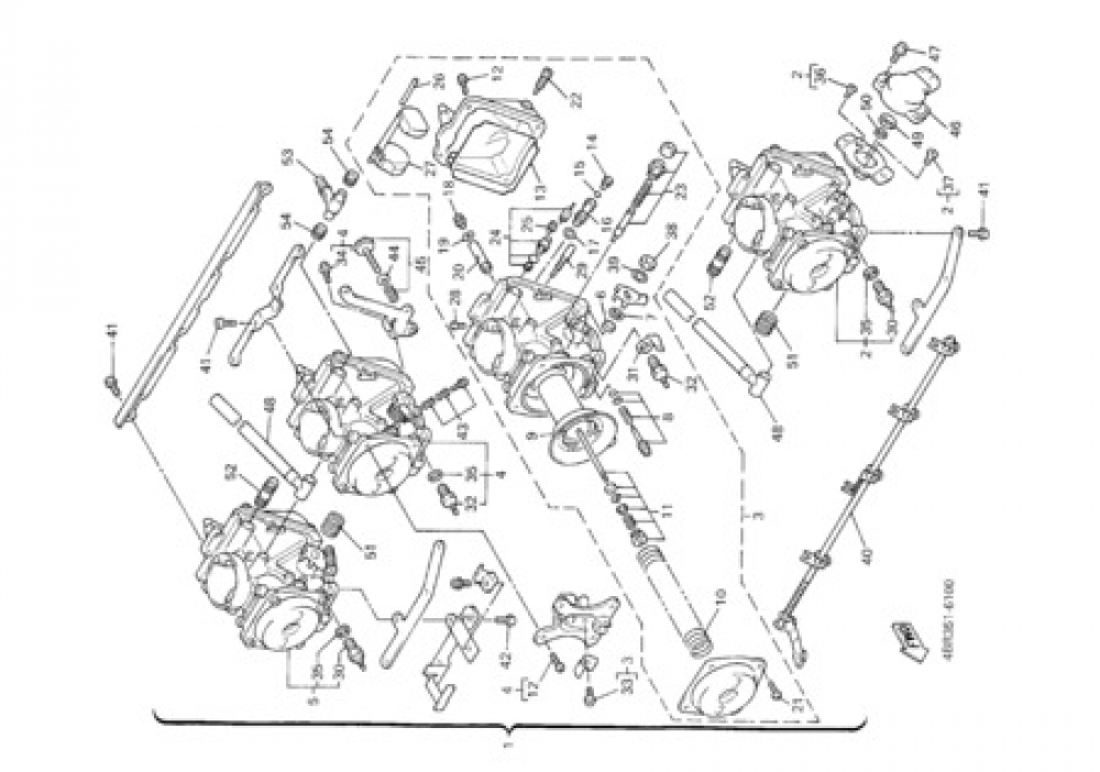 CARBURET0R Yamaha XJ600N 2002