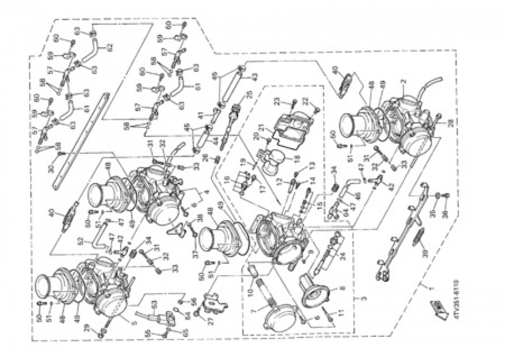 CARBURET0R Yamaha YZF600R THUNDERCAT 2002