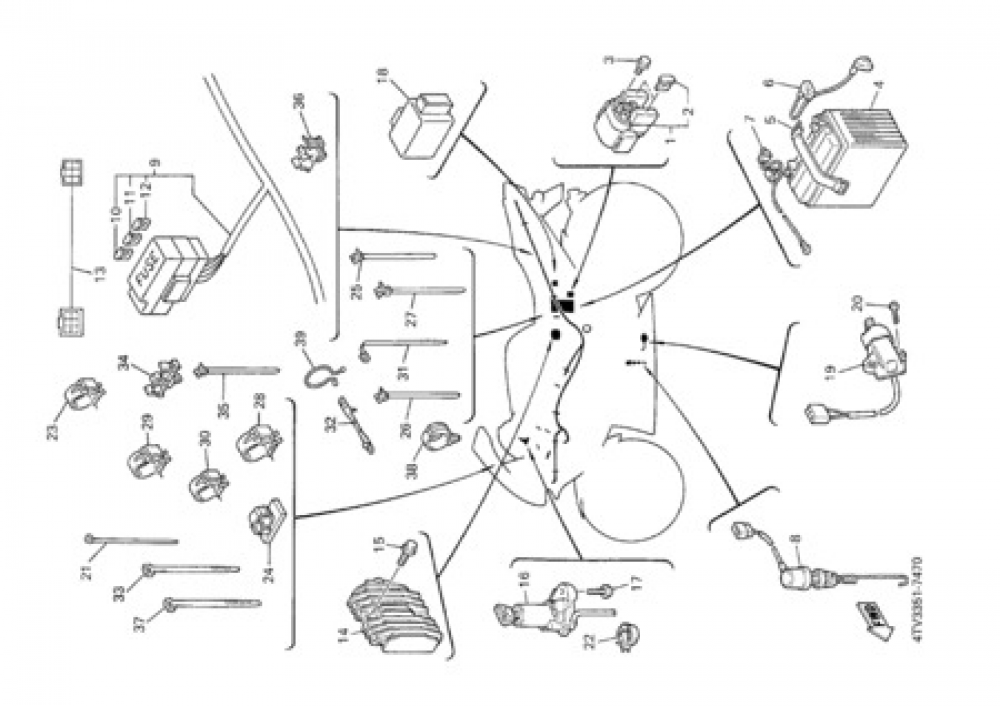 ELECTRIC EQUIPMENT 2 Yamaha YZF600R THUNDERCAT 2002