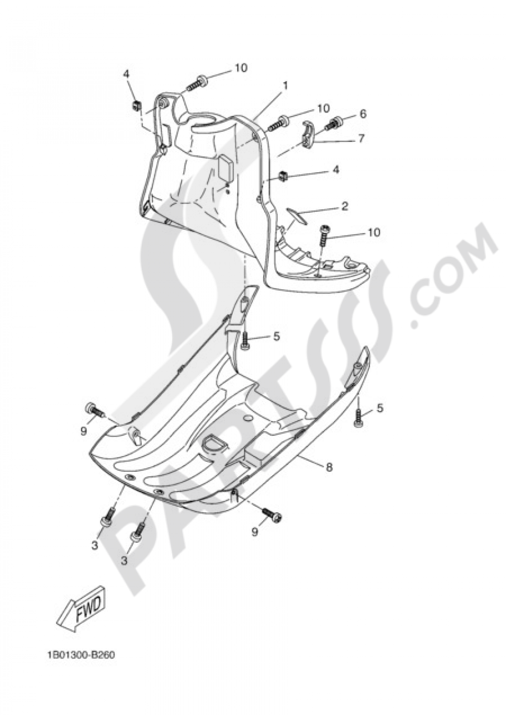 SIDE STAND Yamaha BW'S NEXT GENERATION 2006