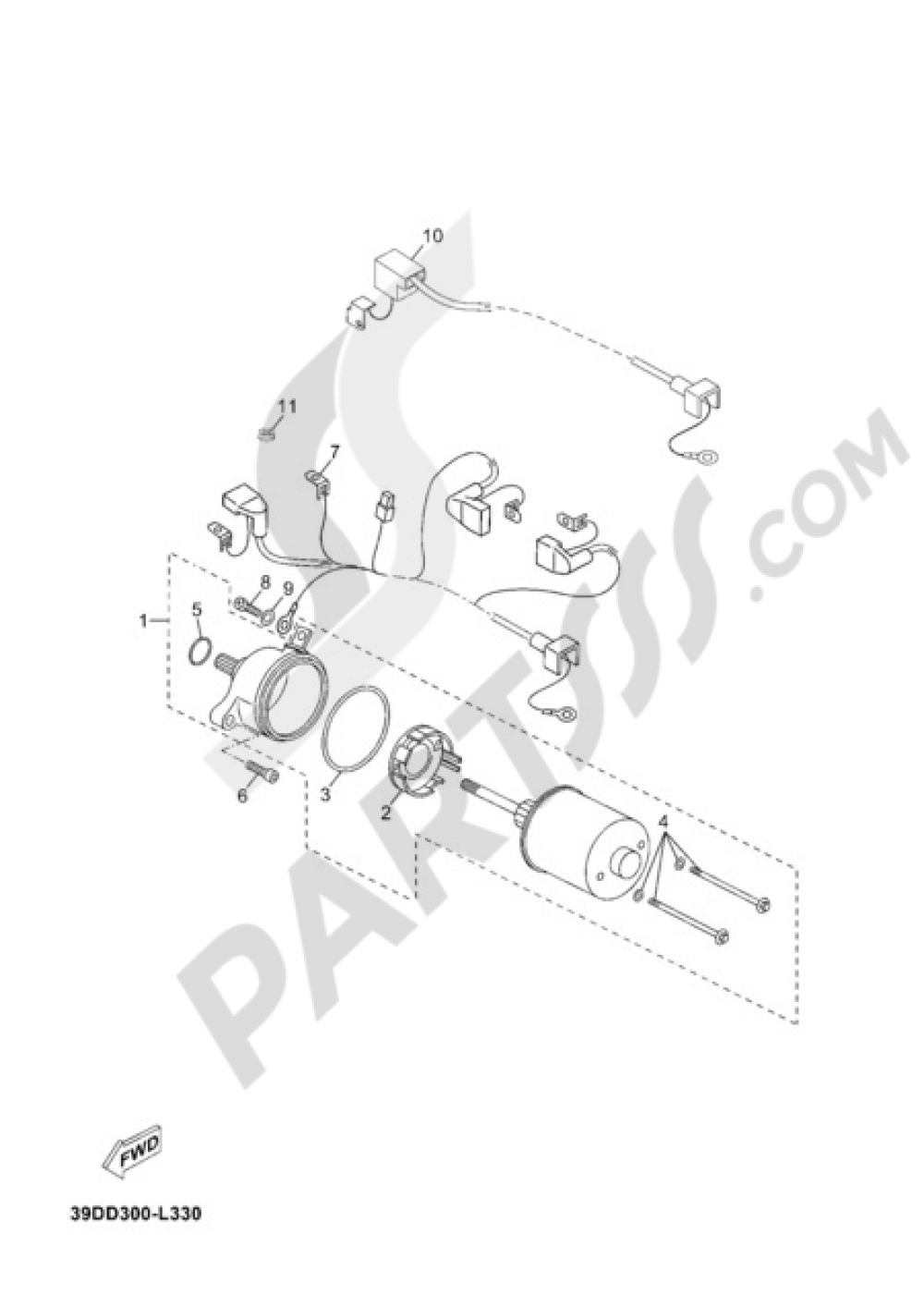 STARTER MOTOR Yamaha X-Max 125 SPORT 2012