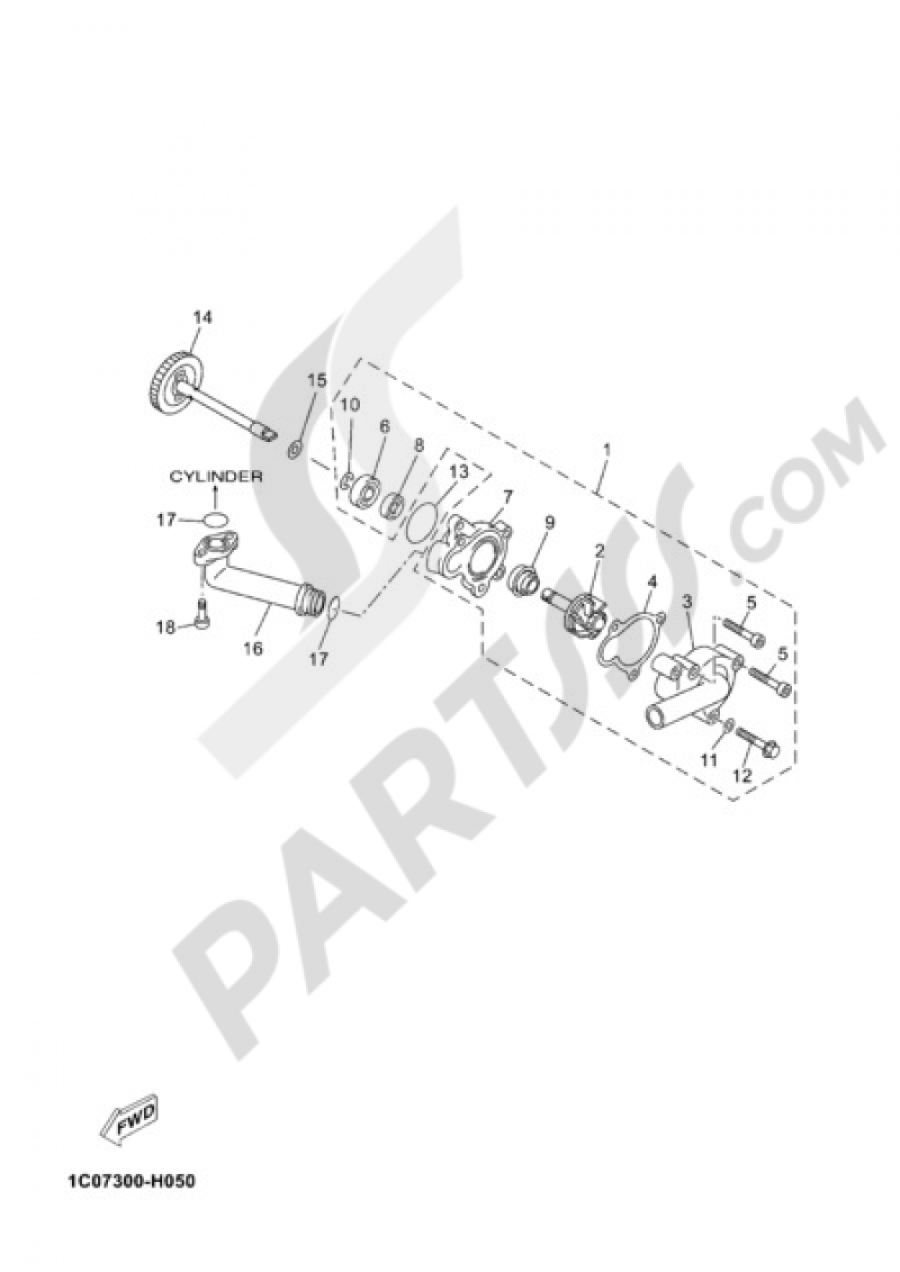 WATER PUMP Yamaha X-Max 250 SPORT 2012
