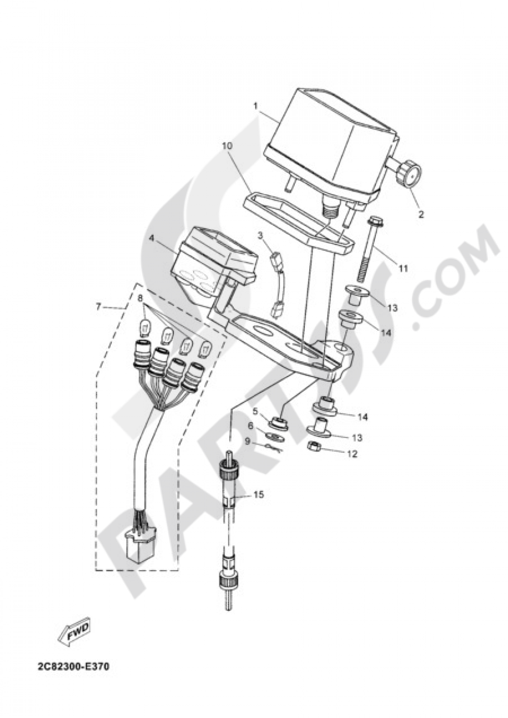 METER Yamaha DT125X 2005