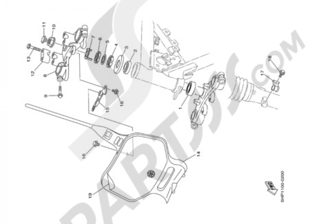 STEERING Yamaha TT-R125 2000