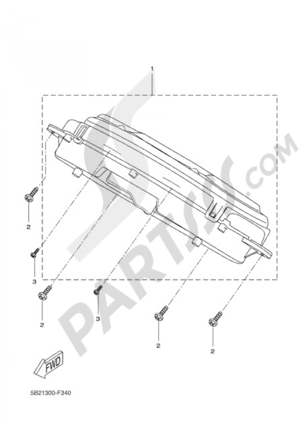 METER Yamaha X-City 125 2011