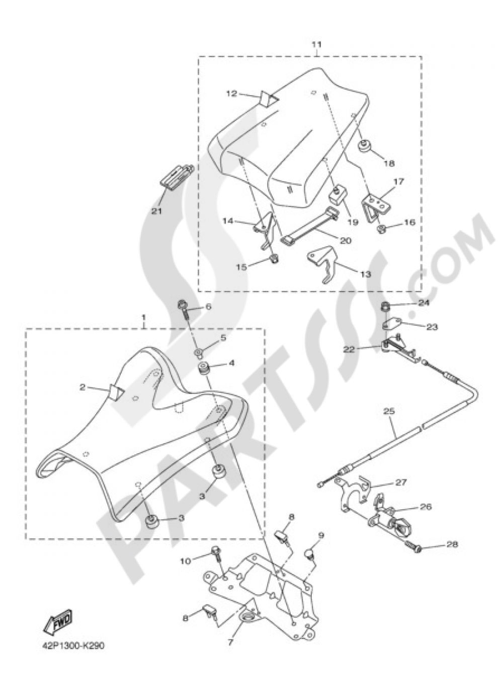 SEAT Yamaha Fazer8 2012