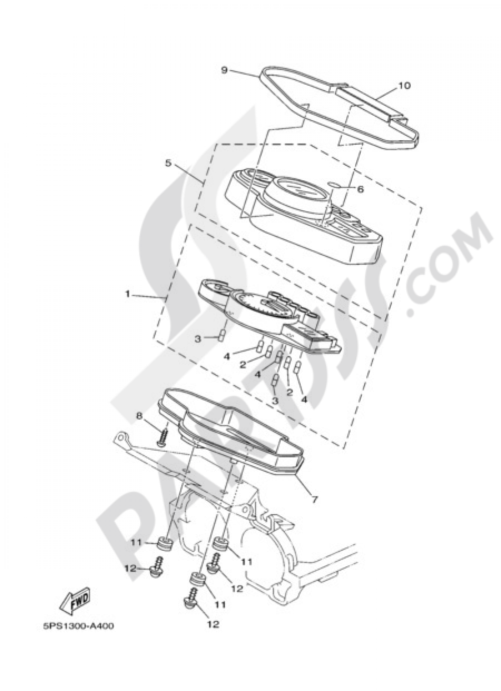 METER Yamaha TDM 900 2003