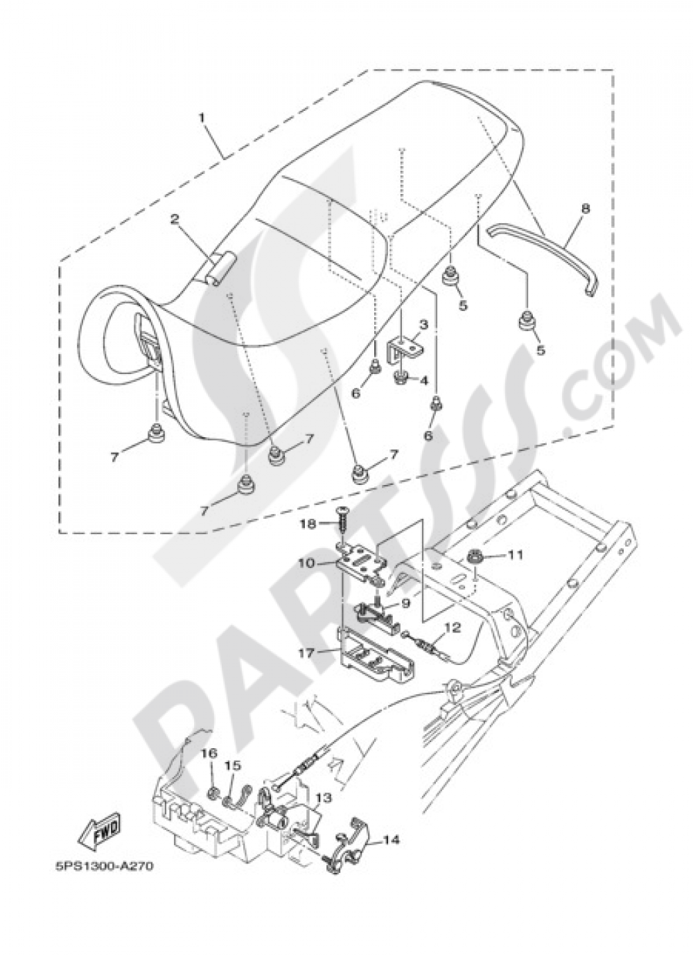 SEAT Yamaha TDM 900 2008