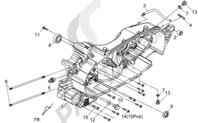 Sym MAXSYM 400 I 12 CARTER IZQUIERDO