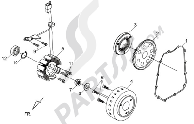 Sym MAXSYM 400 I 12 ENCENDIDO ELECTRONICO