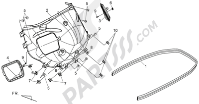 Sym MAXSYM 400 I 12 PORTACASCO