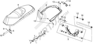 Sym CITYCOM 125. 分解図 純正部品をオンライン購入