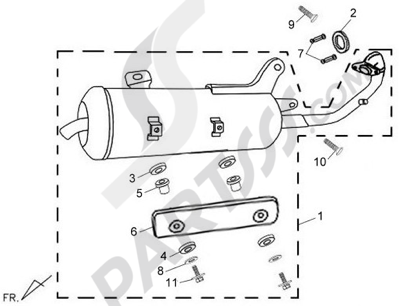 SYM ALLO125 不動者　部品取り Sym ALLO 125. 分解図 純正部品をオンライン購入