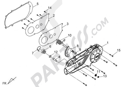 Sym ALLO 125. 分解図 純正部品をオンライン購入