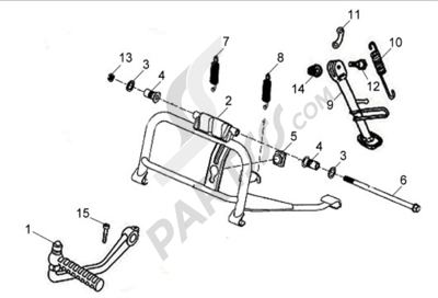 SYM JET POWER レストアベース又は部品取 Sym JET 4 125. 分解図 純正部品をオンライン購入