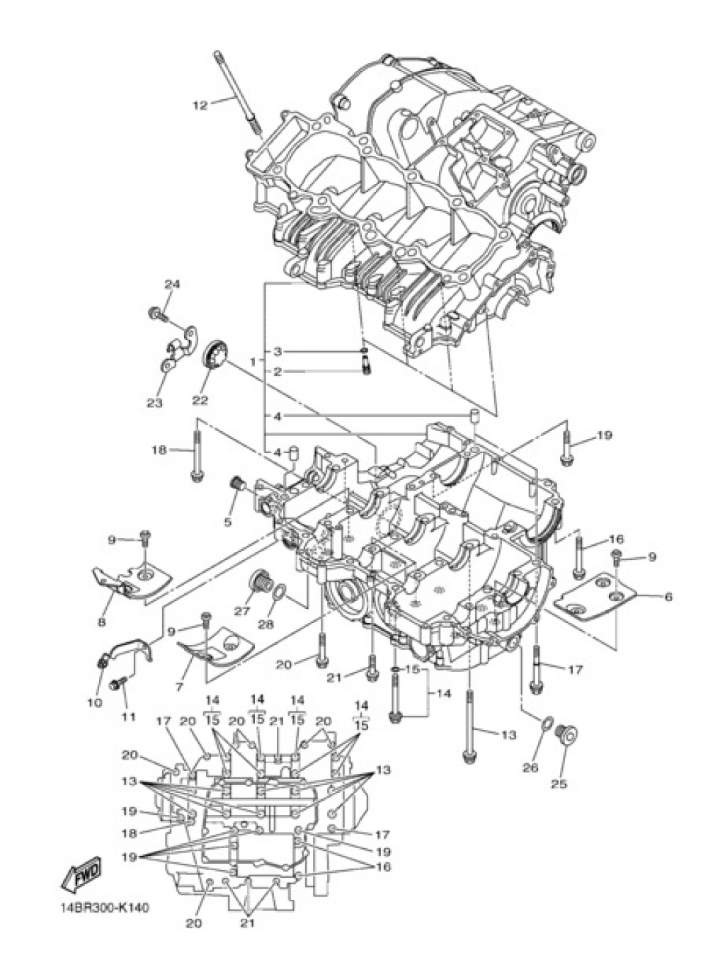 CARTER Yamaha YZF-R1 2012